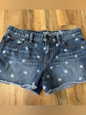 GAP Sexy Boyfriend Short - Blue Denim